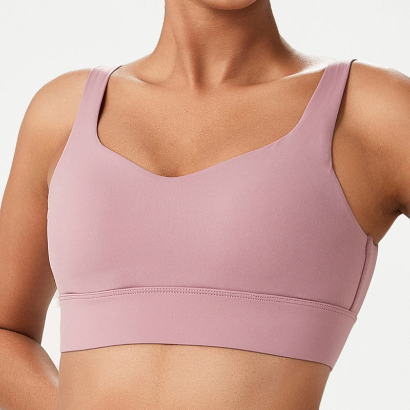 European And American Fitness Women's Buckle Yoga Bra