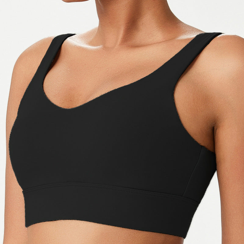 European And American Fitness Women's Buckle Yoga Bra