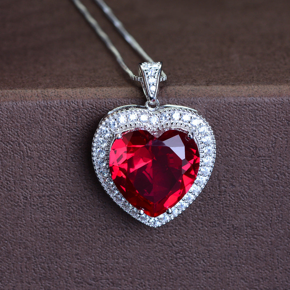 Zircon Heart Necklace