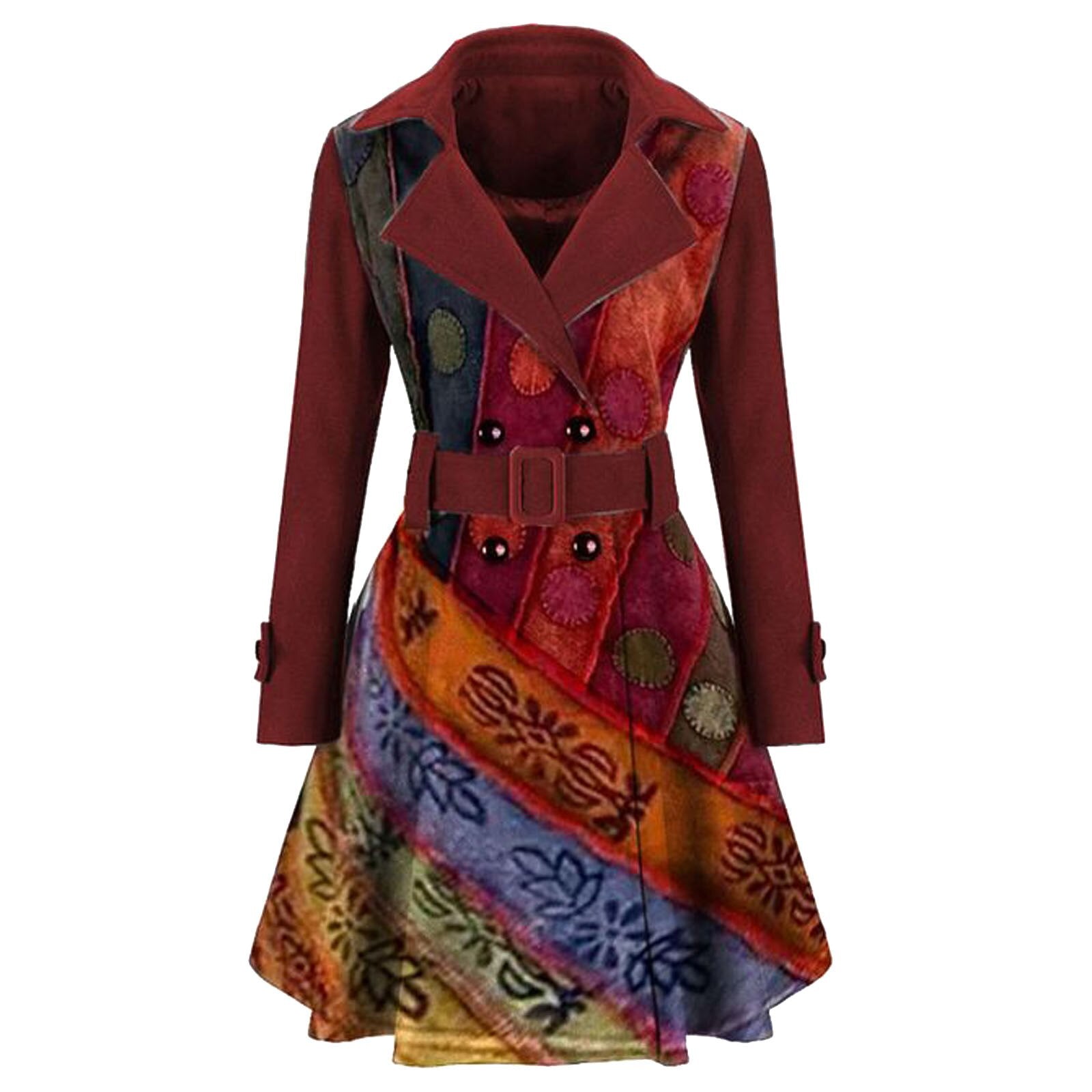 Women's winter woolen coat