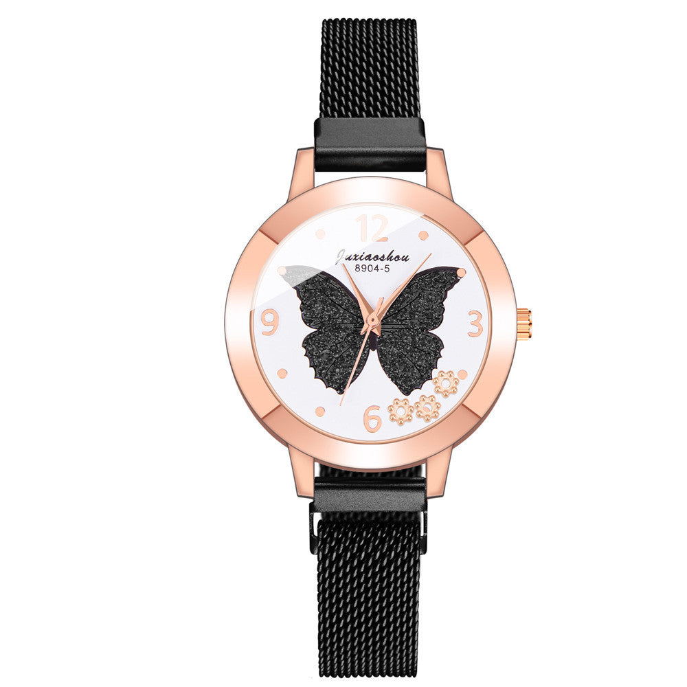 New Colorful Butterfly Pattern Fashion Women's Watch