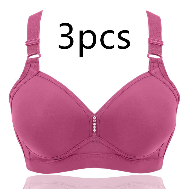 Large Size Thin Non-Wireless Cotton Bra Cotton