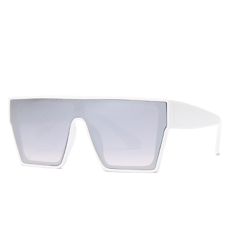 One-piece Lens Large Frame Plastic Sunglasses Women's Sunglasses