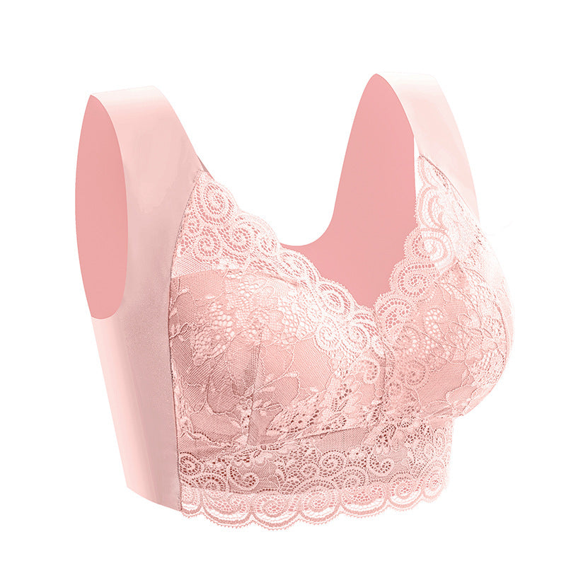 Women's Plus Size Lace Seamless Bra