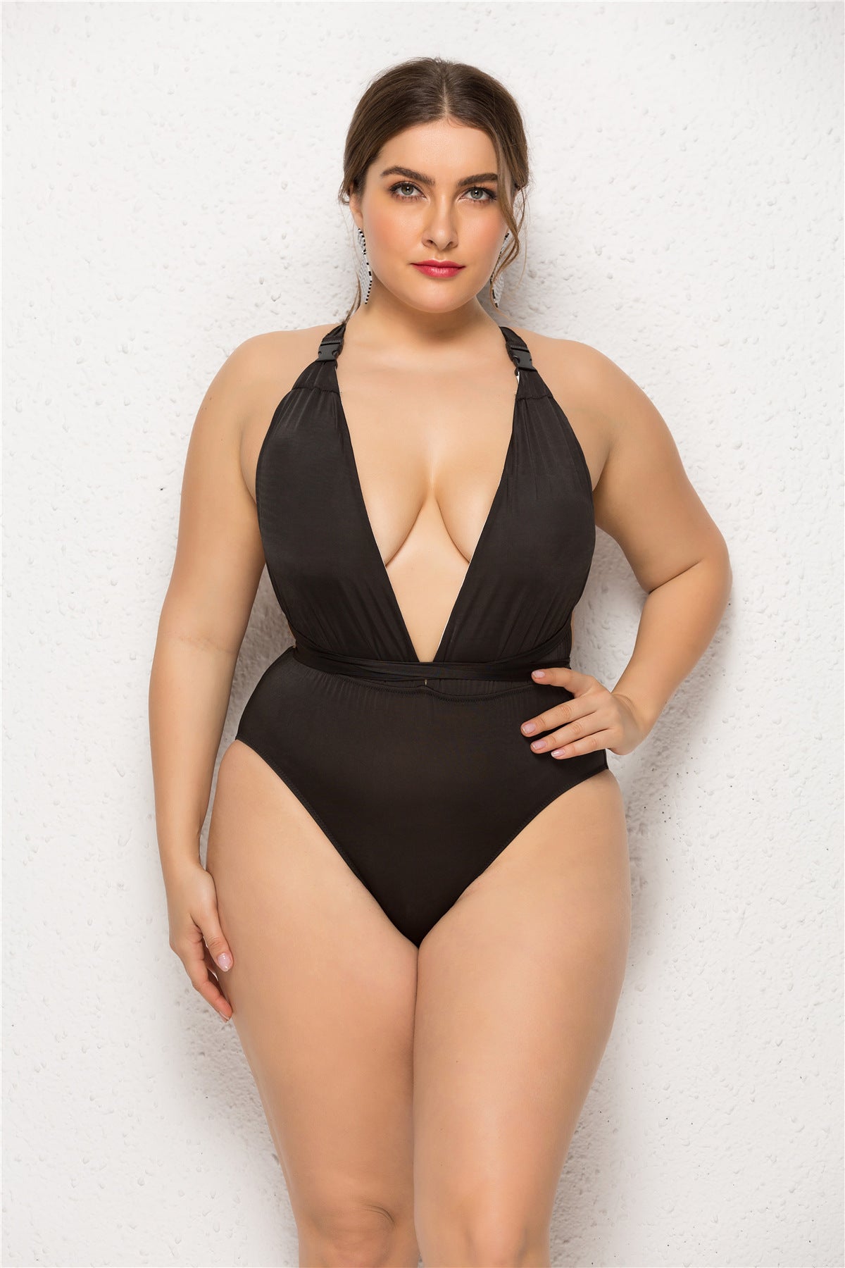 New Plus Size Lady One-piece Swimsuit