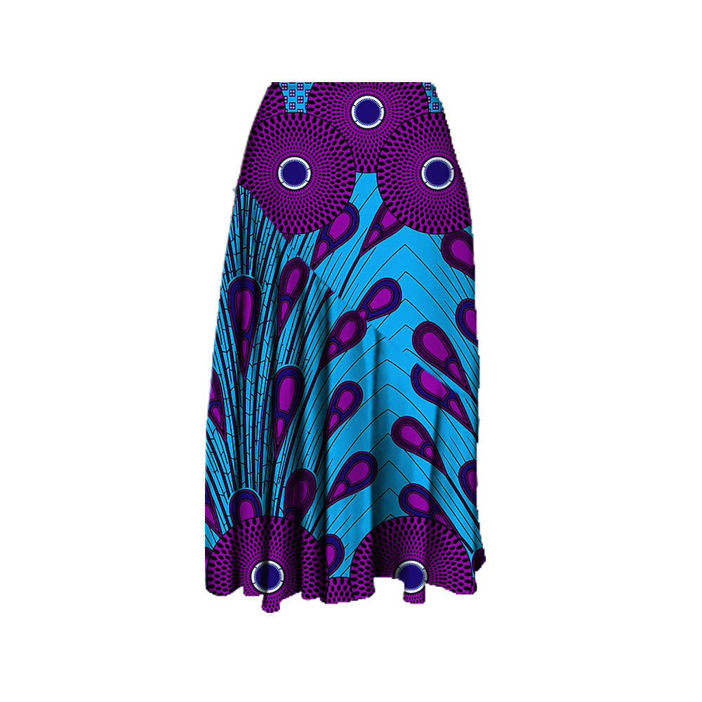 Batik print skirt