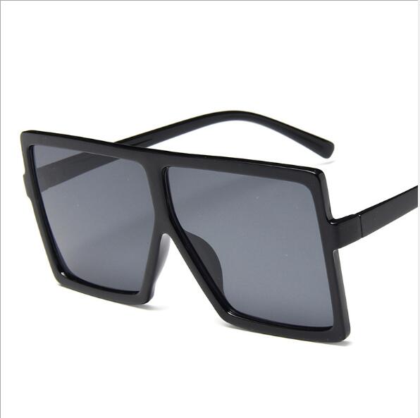 Oversized Women Sunglasses Square Brand Designer Big Frame