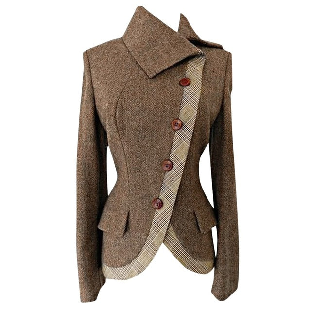 Women Gothic Vintage Overcoat Winter Outwear Jacket Slim