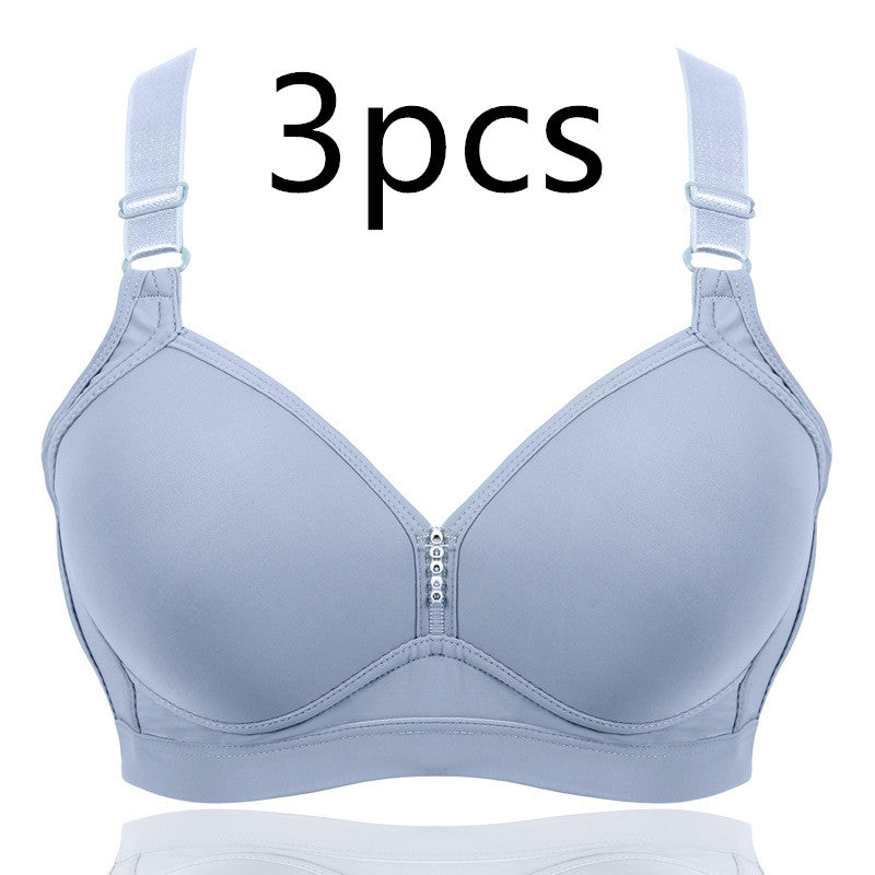 Large Size Thin Non-Wireless Cotton Bra Cotton