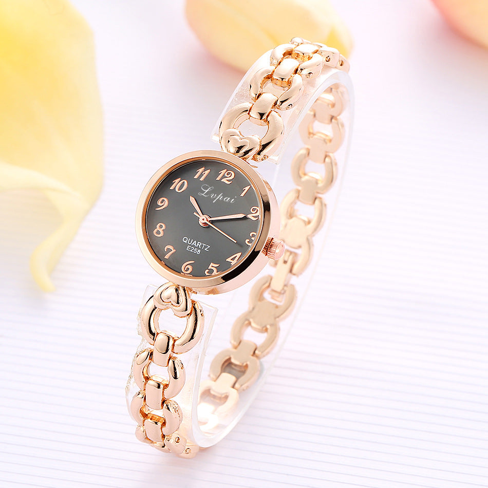 Foreign trade AliExpress ebay explosion models Lvpai brand watch diamond alloy simple ladies bracelet watch women's watch