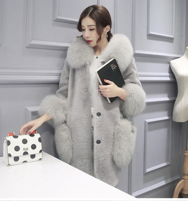 Women's New Korean Winter Fur Coat