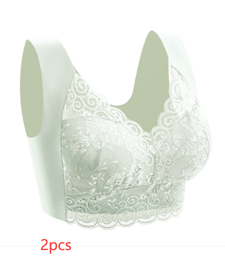 Women's Plus Size Lace Seamless Bra