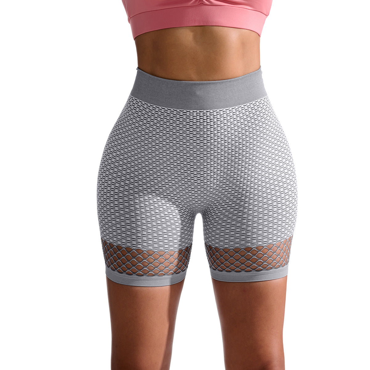 Women's Honeycomb Peach Hip Sports Fitness Pants