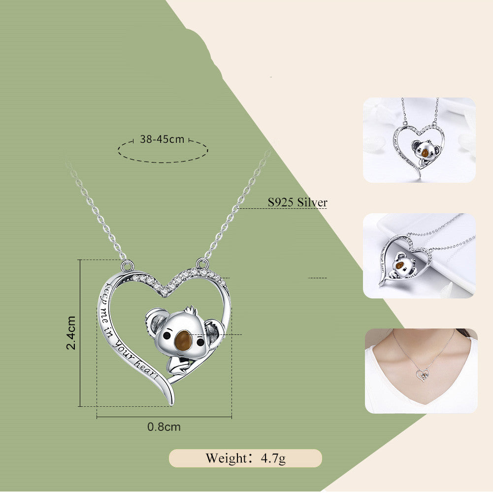 Cute koala necklace