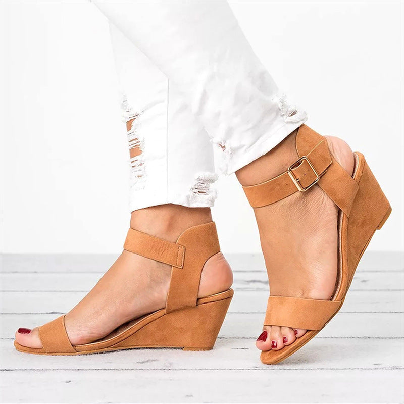 Summer new style wedge sandals women