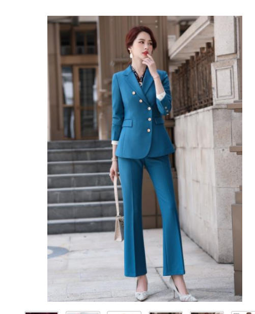 Women's Suits New Fashion Style Professional Work Clothes