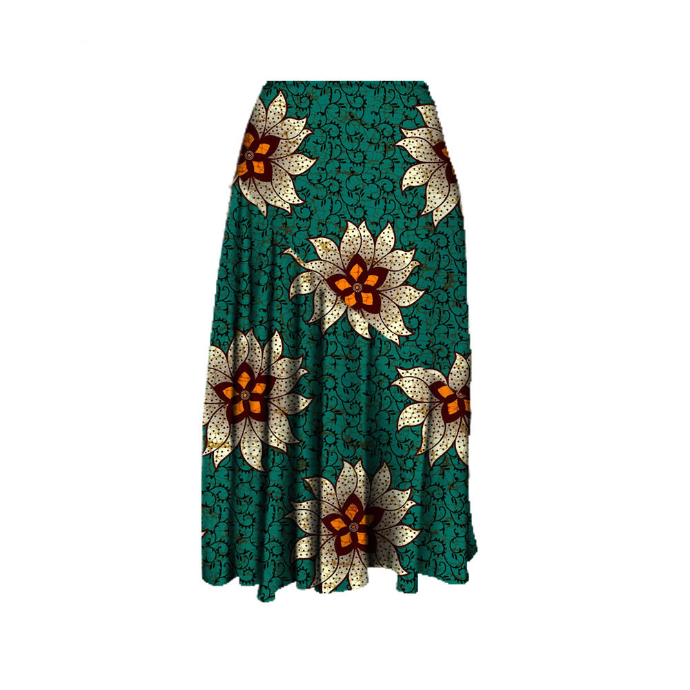 Batik print skirt