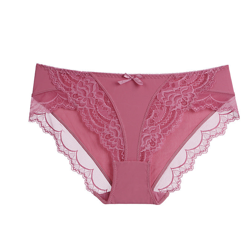 Lace Women's Panties Purified Cotton Crotch