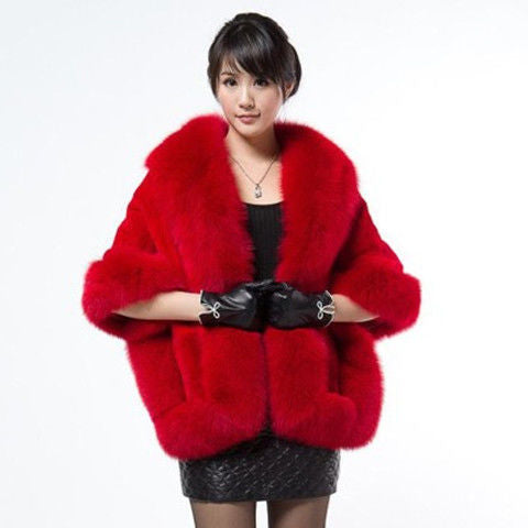 Faux Mink Dress Cloak Autumn And Winter Short Jacket