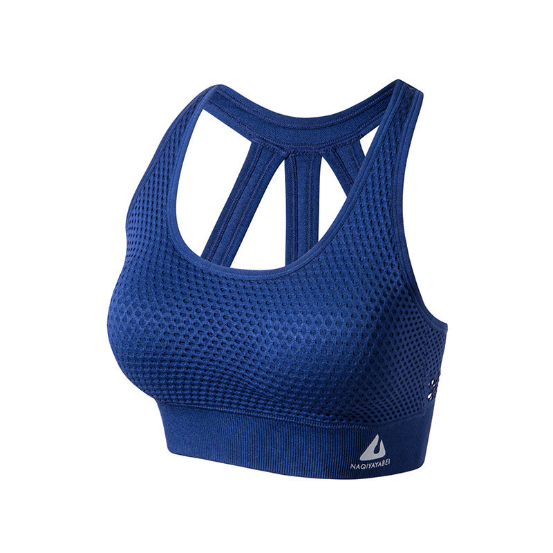 Flat chest gathered shaped fitness vest