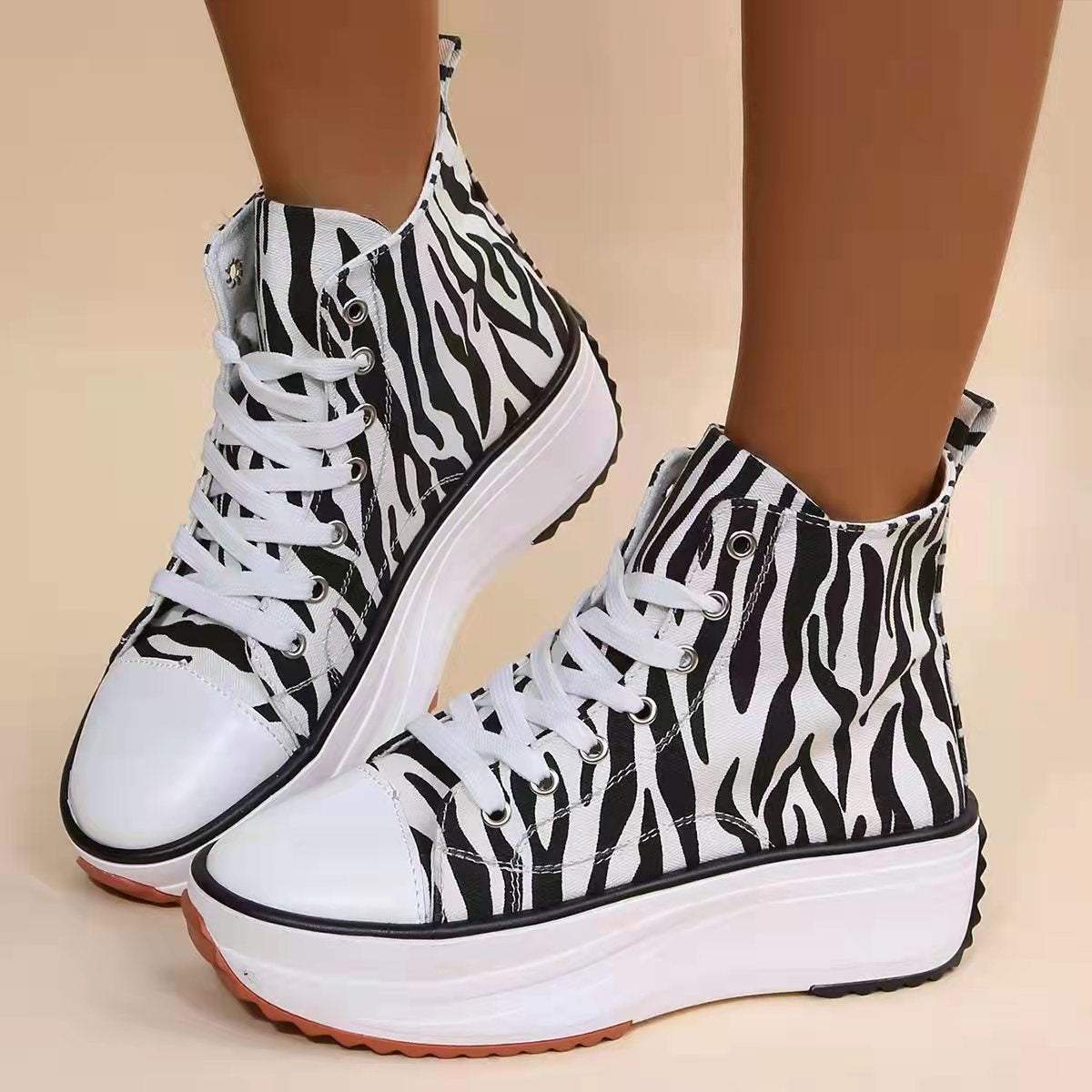 Women's Shoes Casual Wedge Platform Height Increasing Casual Pumps Women