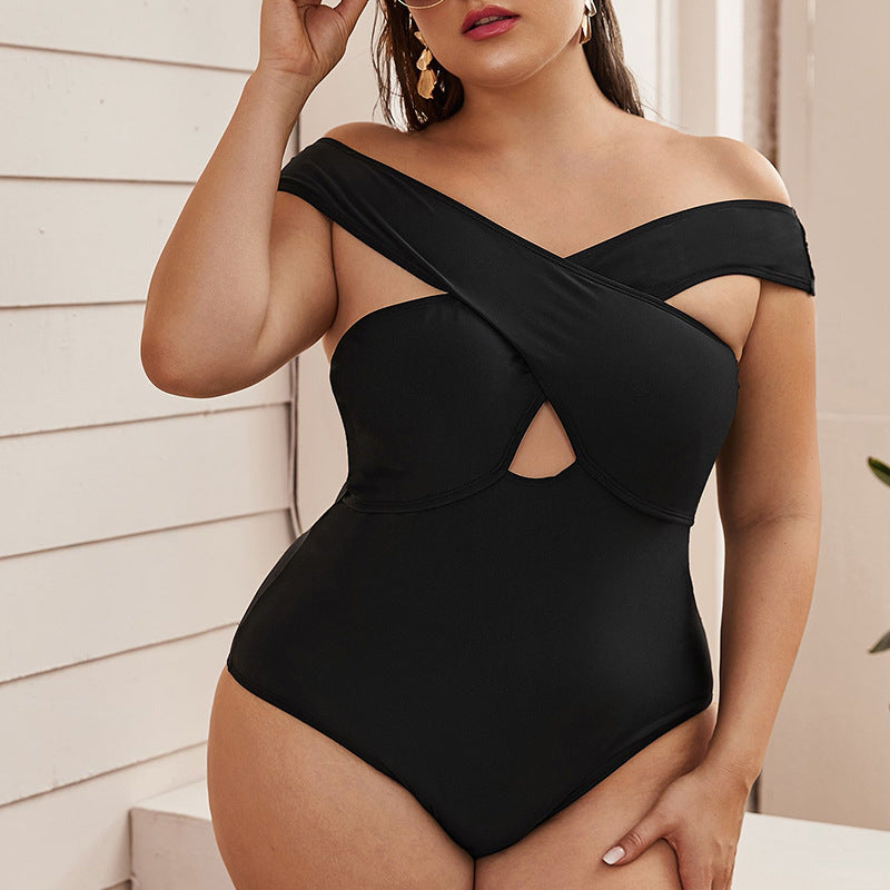 Women's Siamese Plus Size One-piece Swimsuit