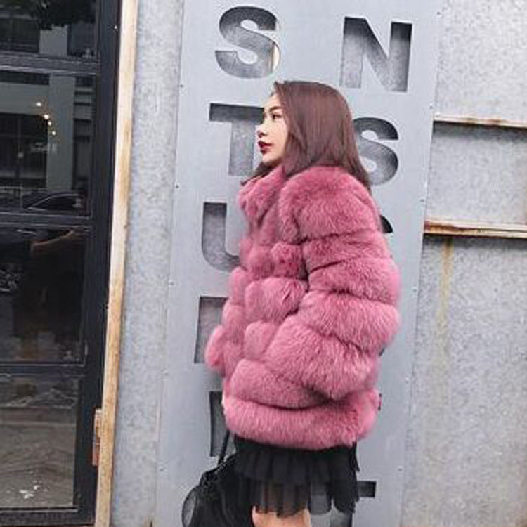 Winter Women's Luxury Thick Long Fur Coat