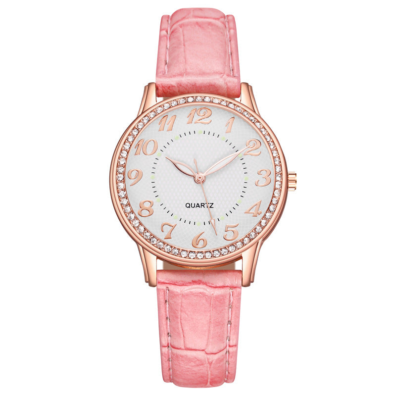 Diamond Luminous Women's Belt Women's Quartz Watch