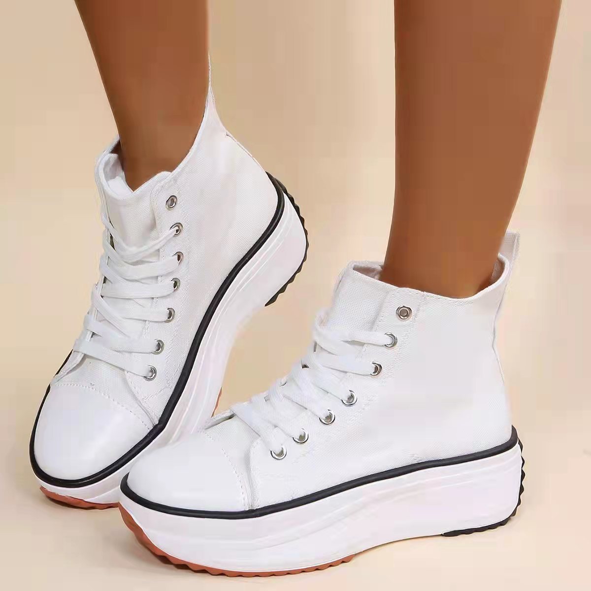 Women's Shoes Casual Wedge Platform Height Increasing Casual Pumps Women