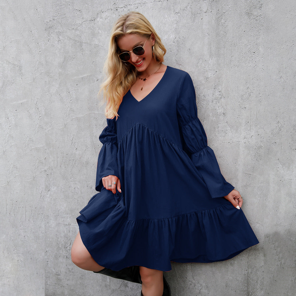 Resort Dresses Long Sleeves Women's Dress