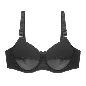 Plus size glossy bra