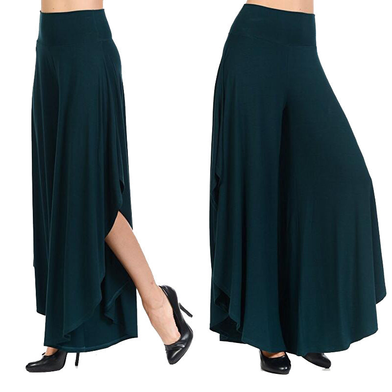 Irregular Big Flared Pants Big Swing Wide Leg Pants Women