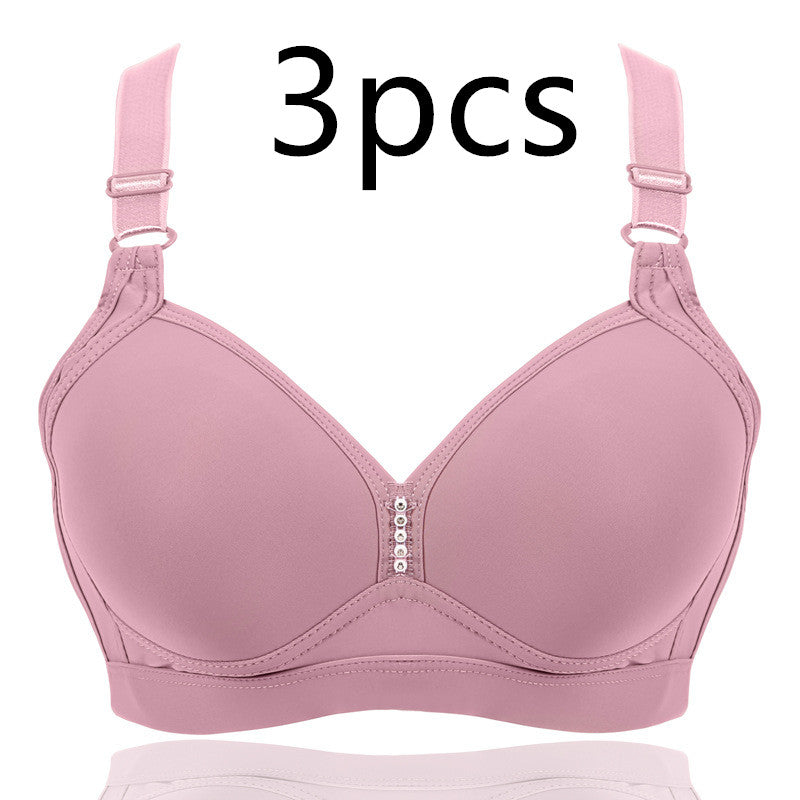 Large Size Thin Non-Wireless Cotton Bra Cotton