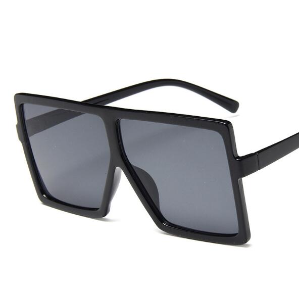 Oversized Women Sunglasses Square Brand Designer Big Frame