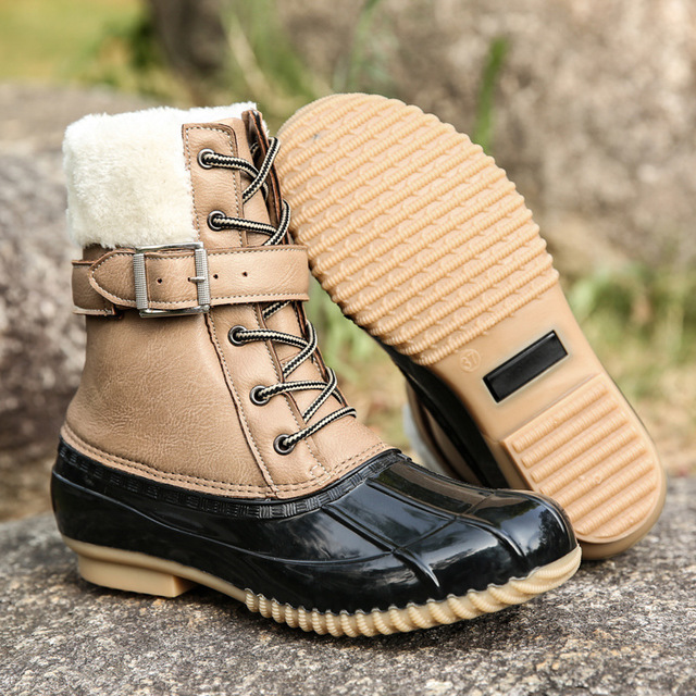 Women's shoes high-top  waterproof snow boots