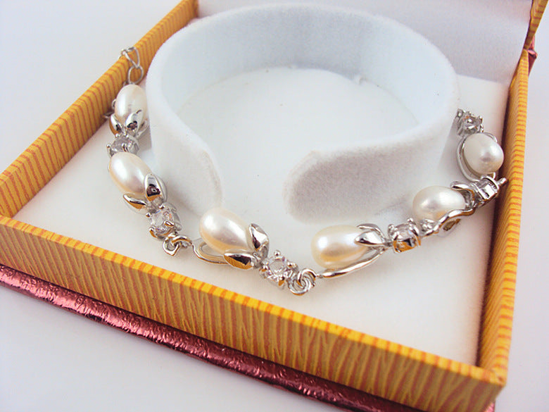 Pearl bracelet pearl jewelry bracelet