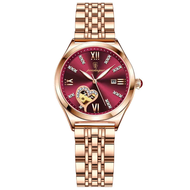 Women's Fashion Waterproof Luminous Calendar Watch