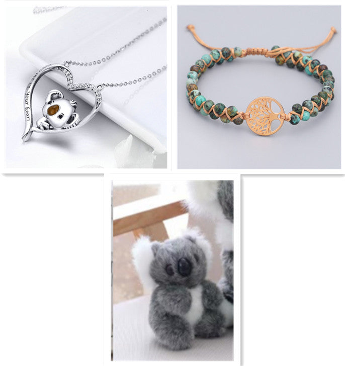 Cute koala necklace