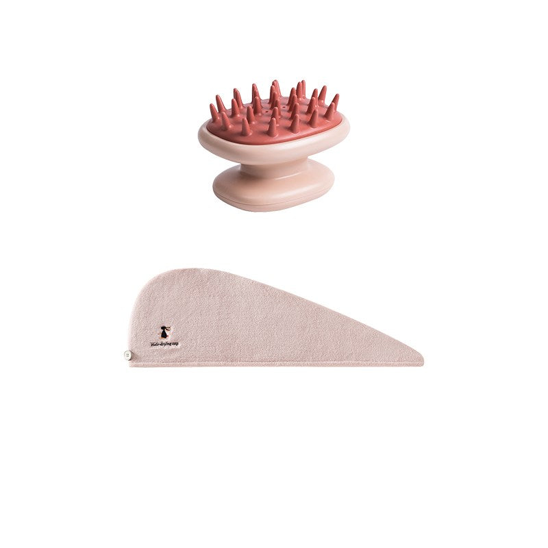 Silicone Head Body Scalp Massage Shampoo Brush Multiple Color Promote Blood Circulation