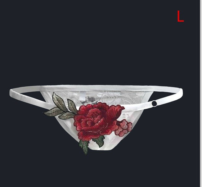 Sexy panties big flower panties