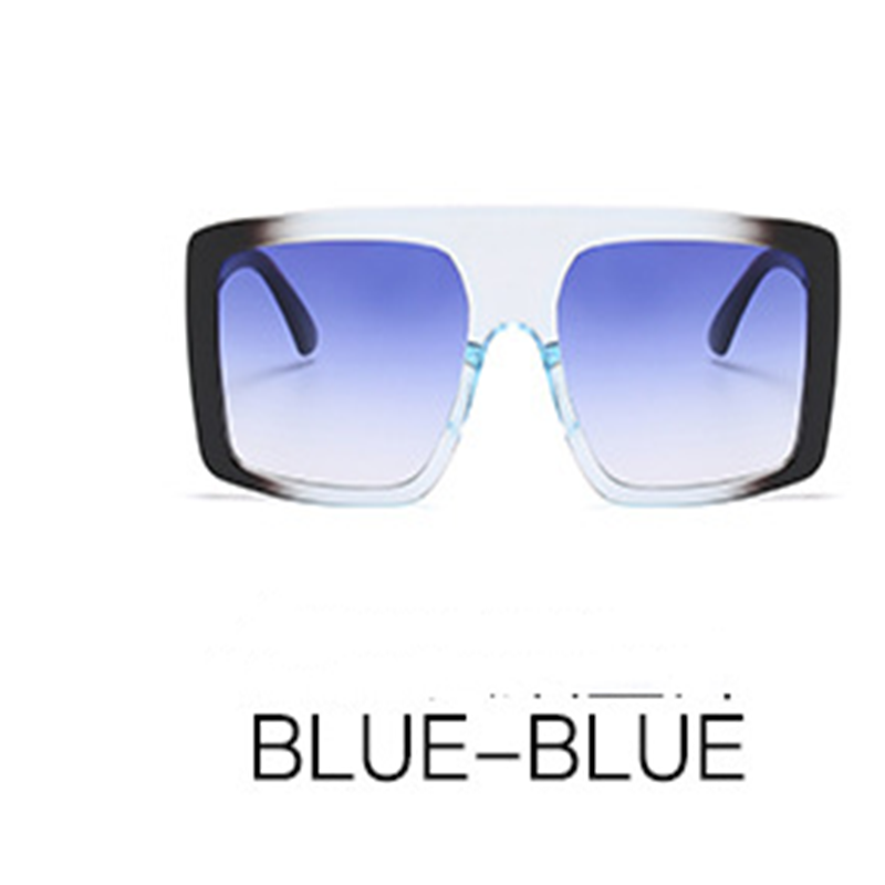 New European And American Trendy Big Frame Sunglasses Women