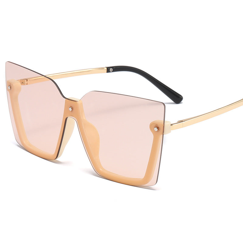 Ocean Sheet Multicolor Rimless Sunglasses