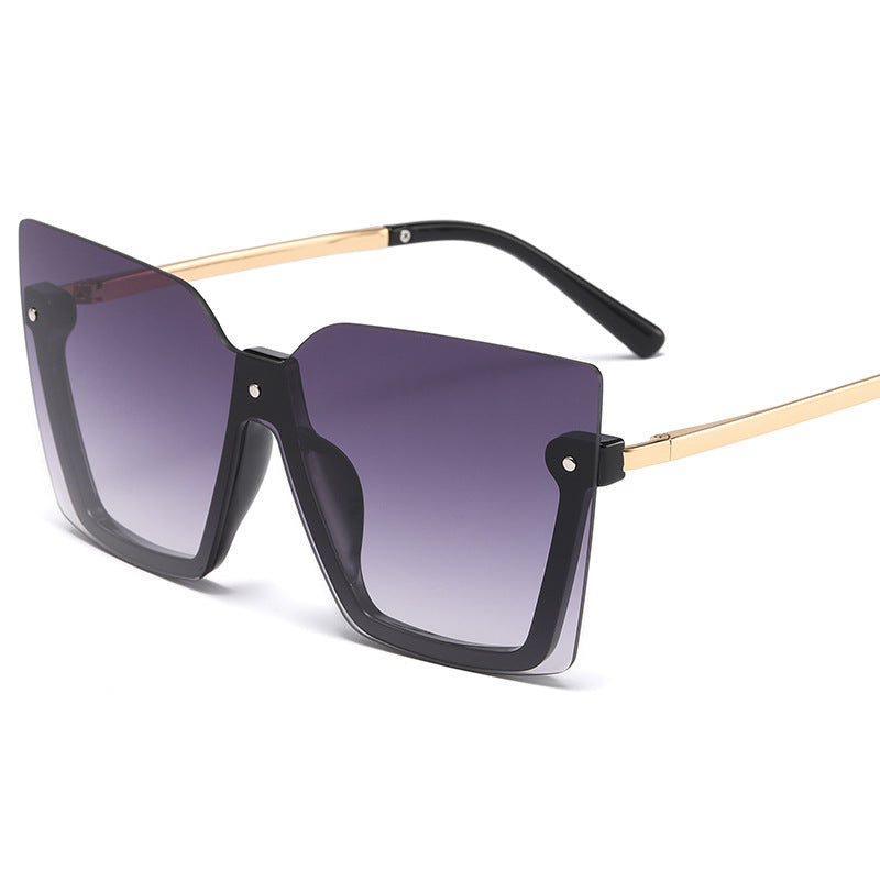 Ocean Sheet Multicolor Rimless Sunglasses