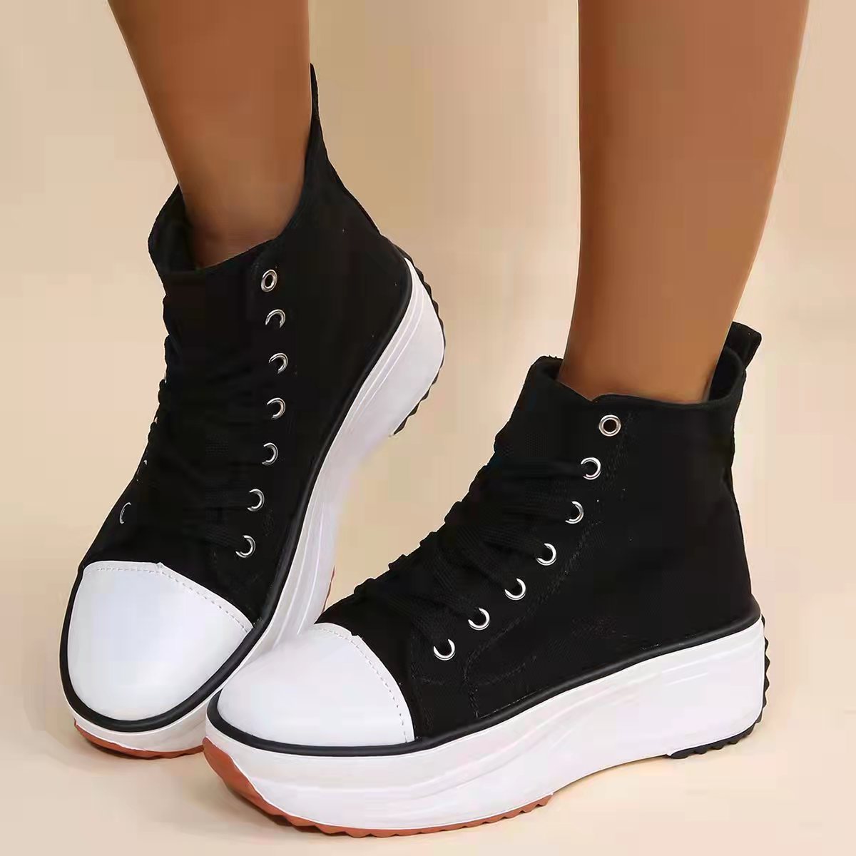 Women's Shoes Casual Wedge Platform Height Increasing Casual Pumps Women