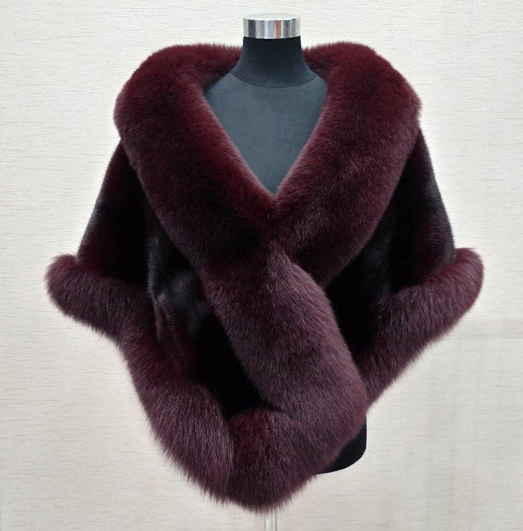 Faux Mink Dress Cloak Autumn And Winter Short Jacket