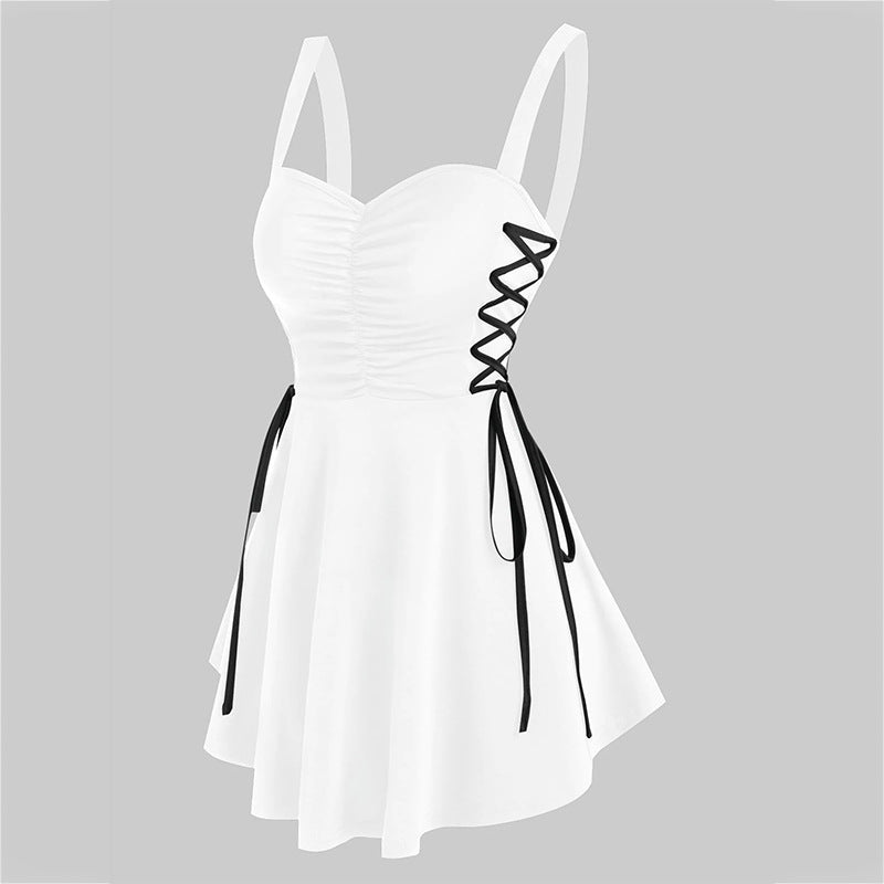 Women's European And American Suspender Dress