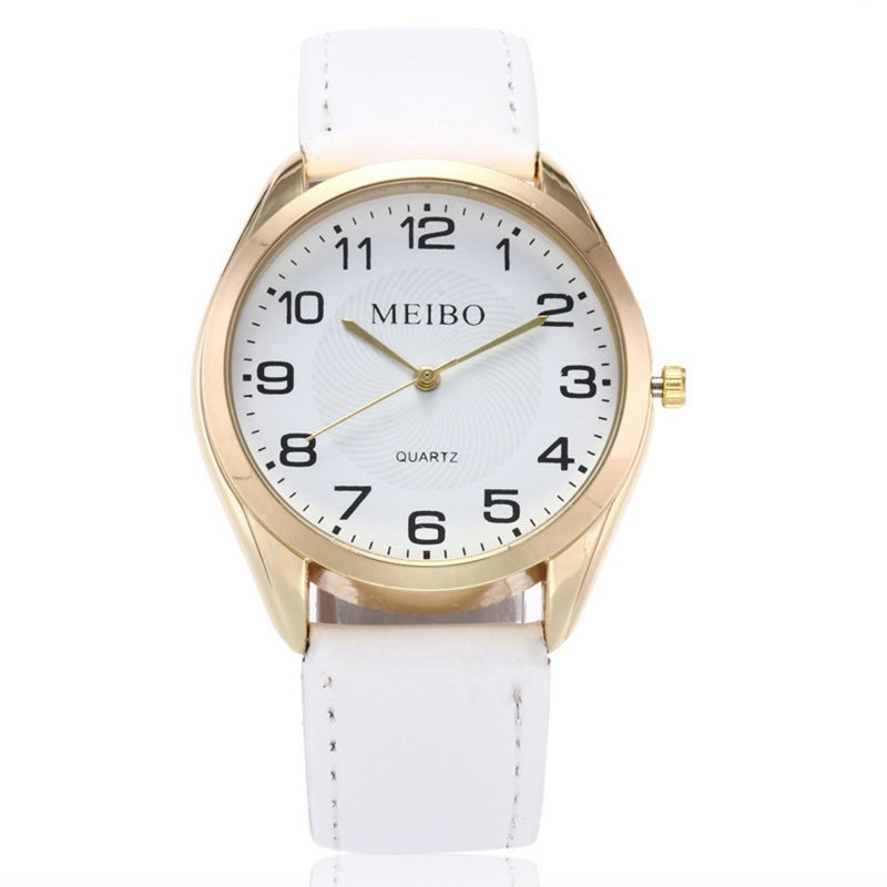 Women's Minimalist Digital Scale Quartz Watch