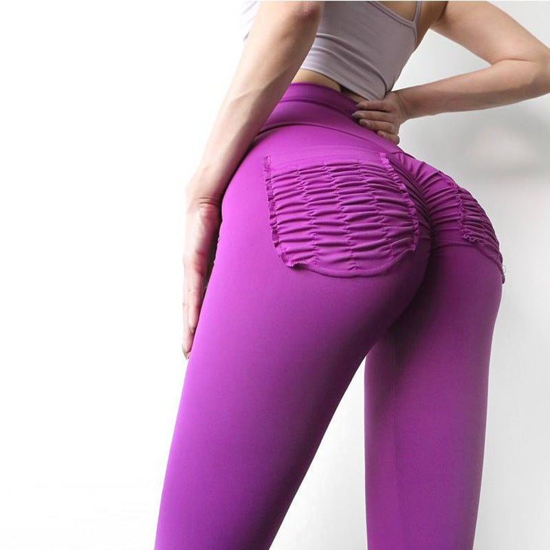 Hip Fitness Pants Bodybuilding Super Stretch High Waist