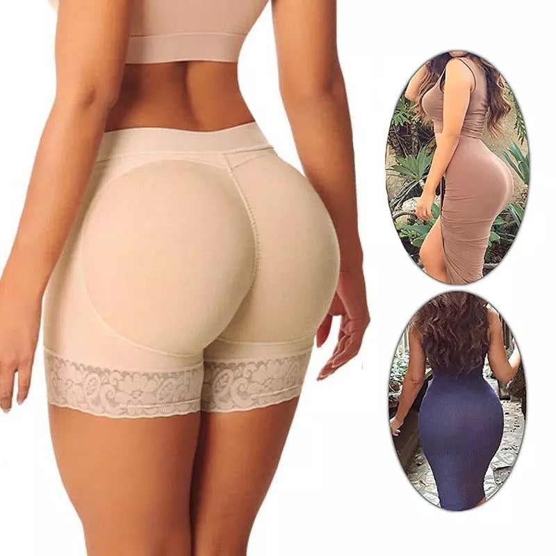 Lace Tie Belt Hip Pad Corset Body Shaper Panties