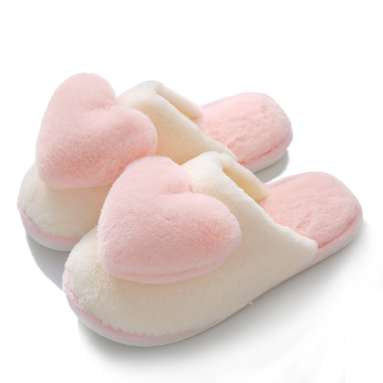 Love Women's Home Thick Warm Slippers